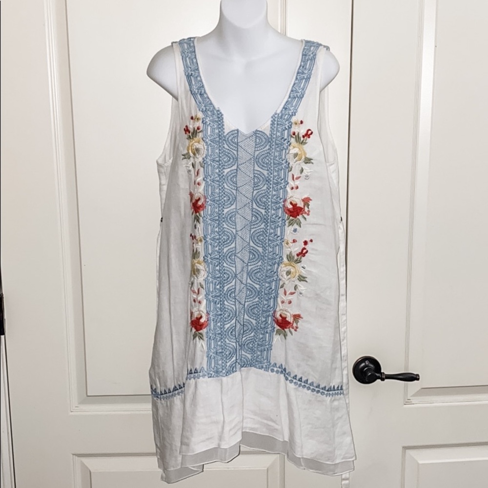 Johnny Was Tunic Tank with tie belt